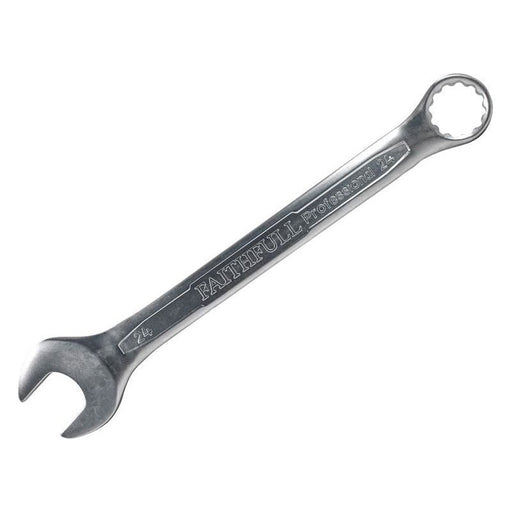 Faithfull Combination Spanner CV Satin Finish 24mm Faithfull - Town Tools