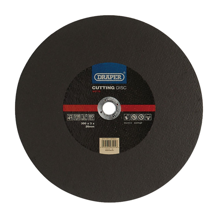 Draper Metal Cutting Disc, 300 x 3 x 20mm 94776 Draper - Town Tools 