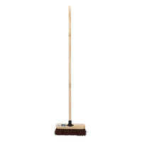 Draper Stiff Bassine Broom Head with Plastic Bracket and Handle, 300mm