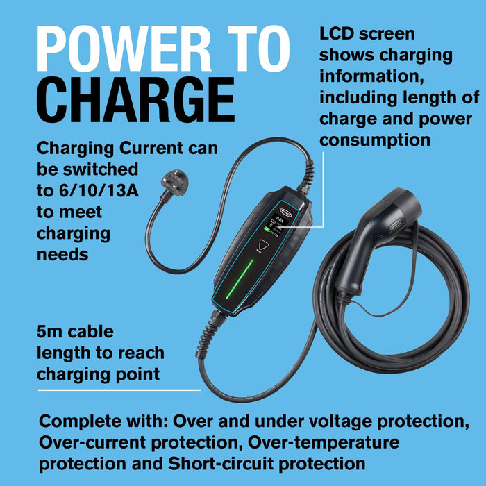 Ring RPC20A05 3-pin Plug to Type 2 Electric Vehicle Charging Cable