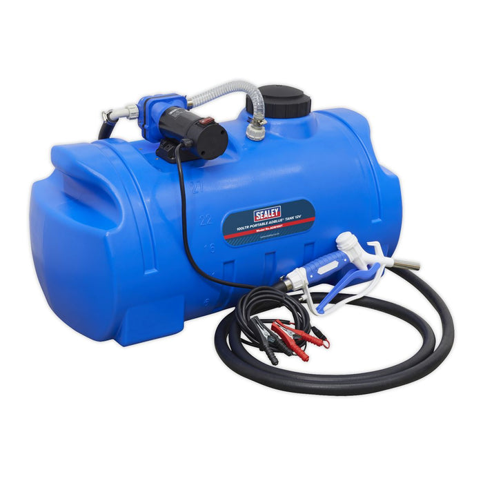 Sealey 100L Portable AdBlue Tank 12V ADB100T Sealey - Town Tools 