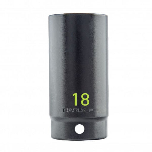 Carlyle Tools 1/2Dr 18mm 6Pt Deep Impact Socket - image 1