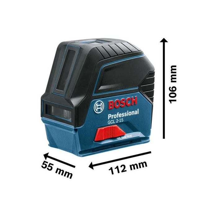 Bosch GCL 2-15 Professional Combi Laser + Rotating Mount Bosch - Town Tools
