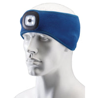 Draper Headband with USB Rechargeable LED Torch, 1W, Blue, One Size - HBT-B