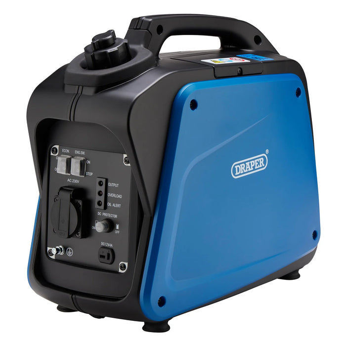 Draper Petrol Inverter Generator, 1000W - DGI1200DI