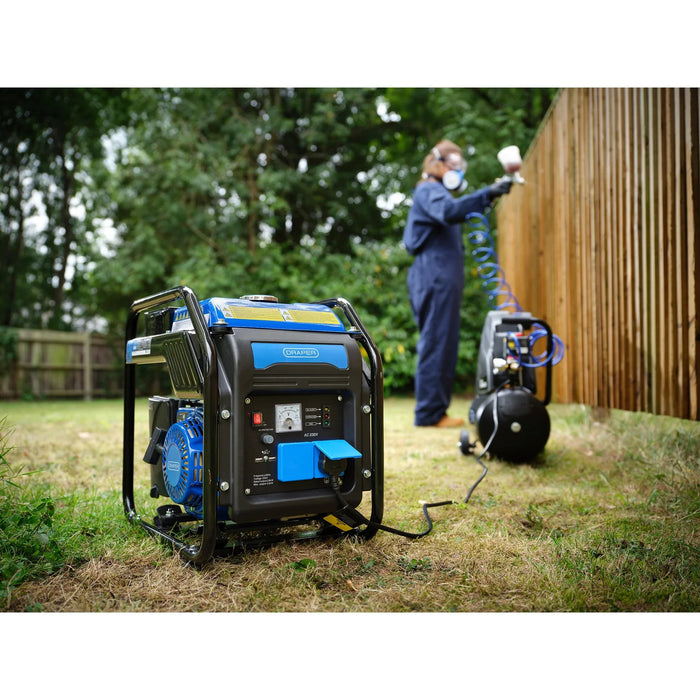 Draper Petrol Open Frame Inverter Generator, 2800W - PG3000DI