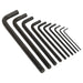 Sealey Extra-Long Hex Key Set 10pc Metric S0639 Sealey - Town Tools 