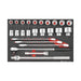 Teng Tools Metric 6-point socket & spanner set 25 pieces Teng Tools - Town Tools 