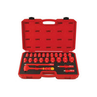 Laser Insulated Socket Set 1/2"D 24pc 6147