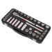 Premier Platinum Metric/Imperial Socket Set 3/8"Sq Drive 37pc Sealey Premier Platinum - Town Tools 