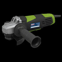 Sealey SG115E Angle Grinder 115mm 750W 230V Green Heavy Duty