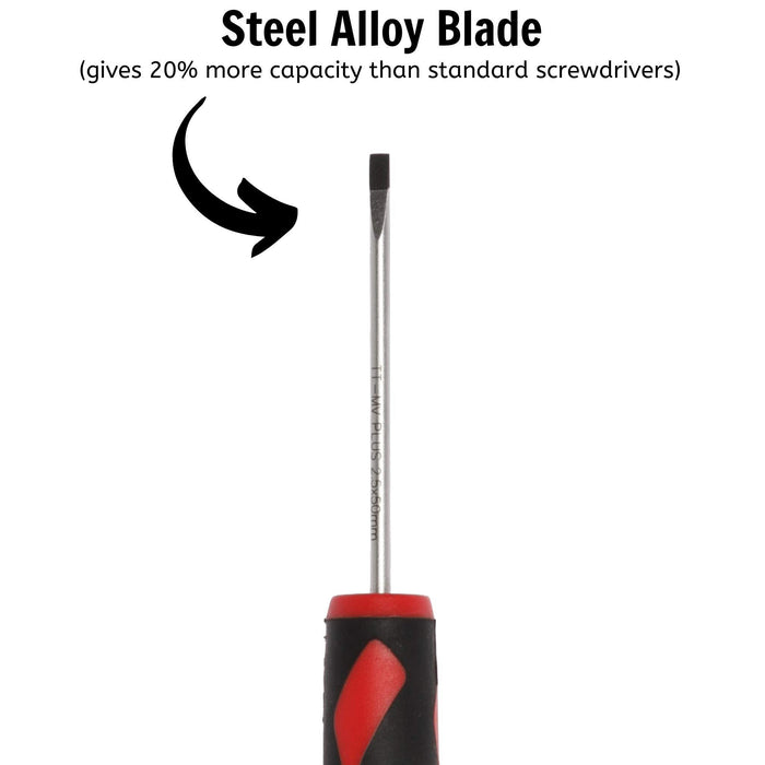 Teng Tools Flat Screwdriver 0.4 x 2.5 x 50mm S Teng Tools - Town Tools 