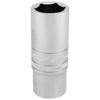 Draper HI-TORQ 6 Point Deep Socket, 3/8" Sq. Dr., 18mm 17545