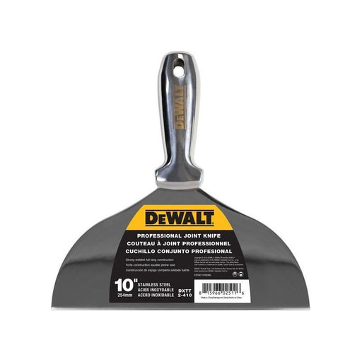 Dewalt Drywall Stainless Steel Jointing/Filling Knife 250mm (10in) DEWALT Drywall - Town Tools