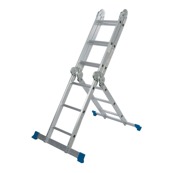 Silverline Multipurpose Ladder with Platform 3.6m 12-Tread Silverline - Town Tools 