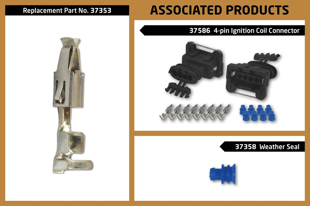 Tool Connection for Peugeot Electrical Ignition Coil Connector 18pc 37586 CONNECT - Town Tools 