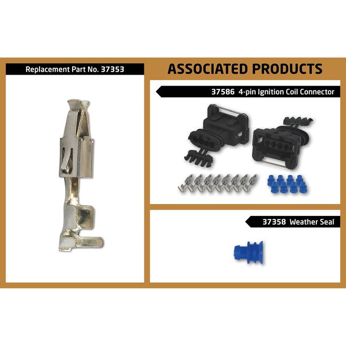 Tool Connection for Peugeot Electrical Ignition Coil Connector 18pc 37586 Connect - Town Tools