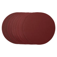 Draper Sanding Discs, 180mm, Hook & Loop, Assorted Grit, (Pack of 10) 58110