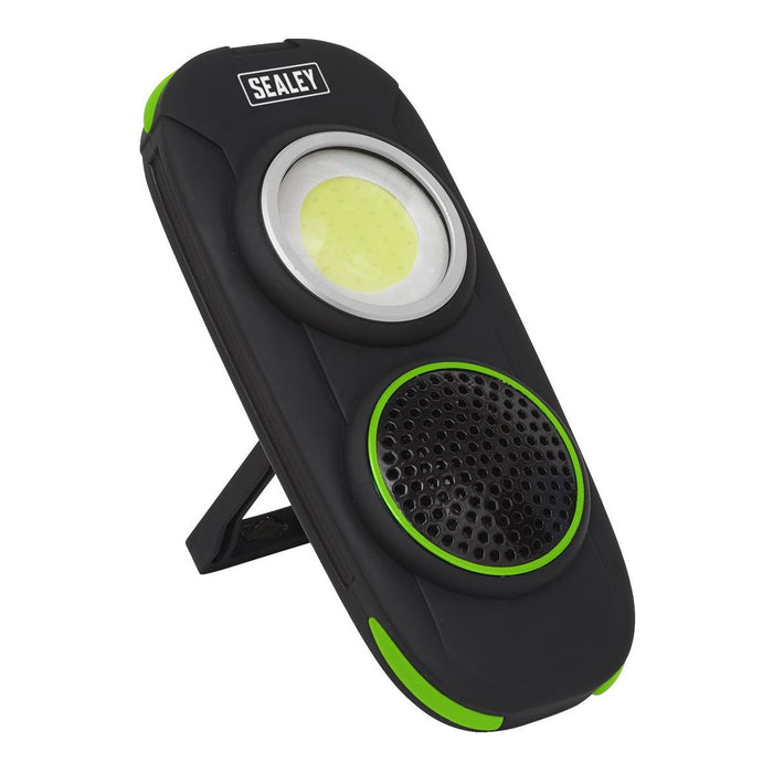 Sealey Rechargeable Torch with Wireless Speaker 10W COB LED LED50WS Sealey - Town Tools 