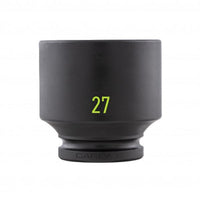 Carlyle Tools 1Dr  6Pt Standard Impact Socket  27mm