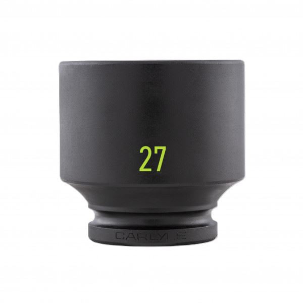 Carlyle Tools 1Dr  6Pt Standard Impact Socket  27mm