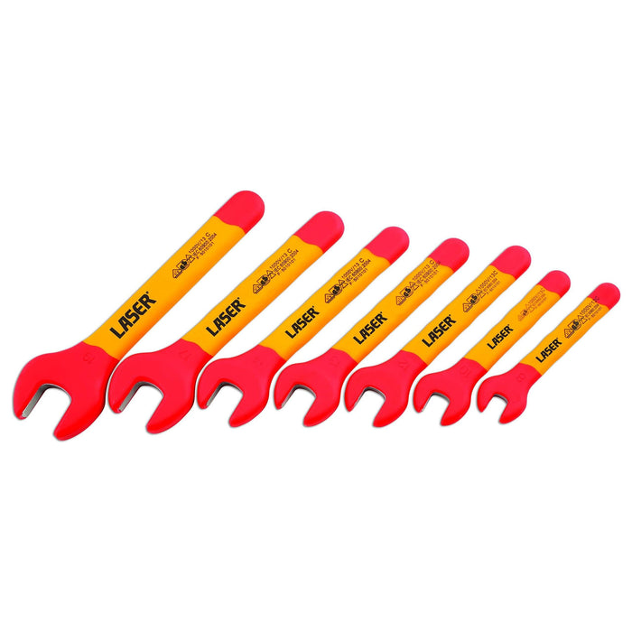 Laser Insulated Open Ended Spanner Set 7pc 6048 Laser - Town Tools 