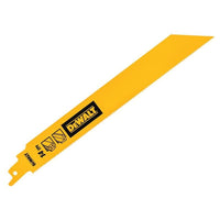 Dewalt Power Tools Bi-Metal 1in High Metal Reciprocating Blade 228mm x 14 TPI (Pack 5)