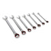 Sealey Reversible Ratchet Combination Spanner Set 7pc Metric Platinum Series Sealey - Town Tools 