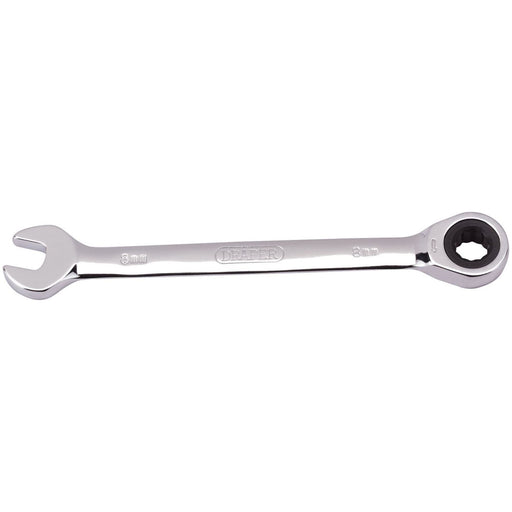 Draper Metric Ratcheting Combination Spanner, 8mm 31005 Draper - Town Tools 