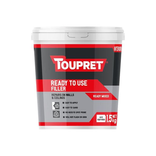 Toupret Ready To Use Filler 1.5kg Toupret - Town Tools