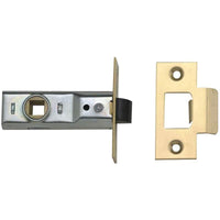 Yale Locks M888 Tubular Mortice Latch 64mm 2.5 in Polished Brass Pack of 3