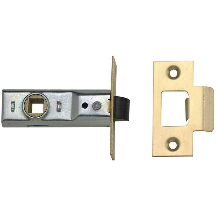 Yale Locks M888 Tubular Mortice Latch 64mm 2.5 in Polished Brass Pack of 3 Yale Locks - Town Tools