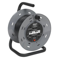 Sealey Cable Reel 15m 4 x 230V Thermal Trip BCR153T