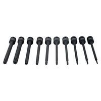Laser Star Impact Bit Set 150mm Length 10pc 1/2"D 8706