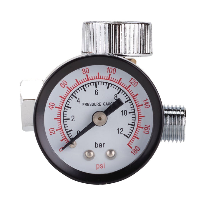 Draper 1/4" BSP On-Gun Air Regulator and Gauge, 180psi 28379 Draper - Town Tools 