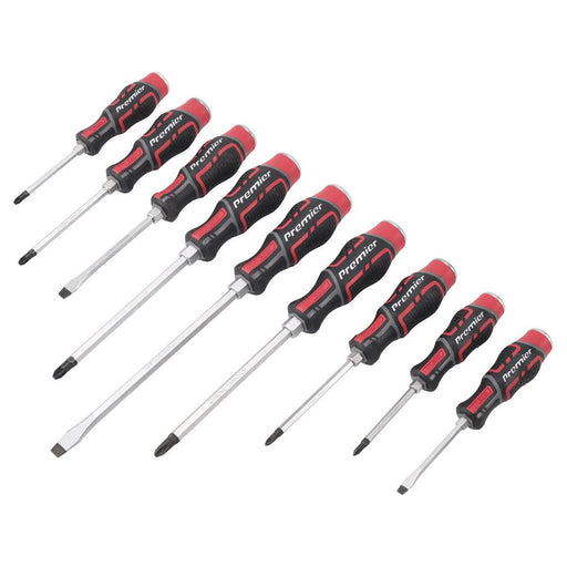 Sealey Premier Premier Hammer-Thru Screwdriver Set 9pc AK4941 Sealey Premier - Town Tools 