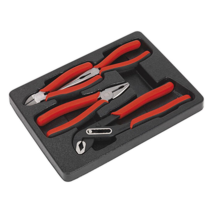 Sealey Pliers Set 4pc AK8579 Sealey - Town Tools 