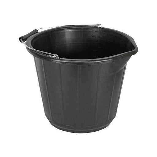 Faithfull General-Purpose Bucket 14 litre (3 gallon) - Black Faithfull - Town Tools