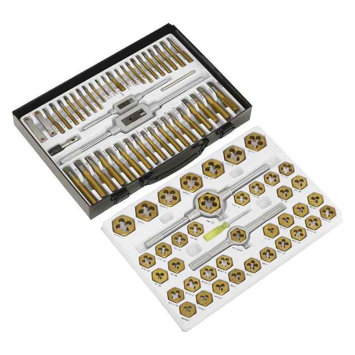 Sealey Metric & SAE/Imperial Hexagonal Tap & Die Set 86pc AK3086HIM Sealey - Town Tools 