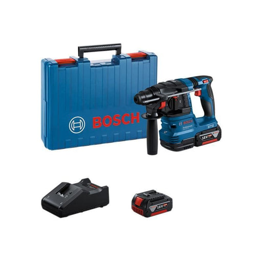Bosch GBH 18V-22 SDS-Plus Rotary Hammer 18V 2 x 4.0Ah Li-ion Bosch - Town Tools