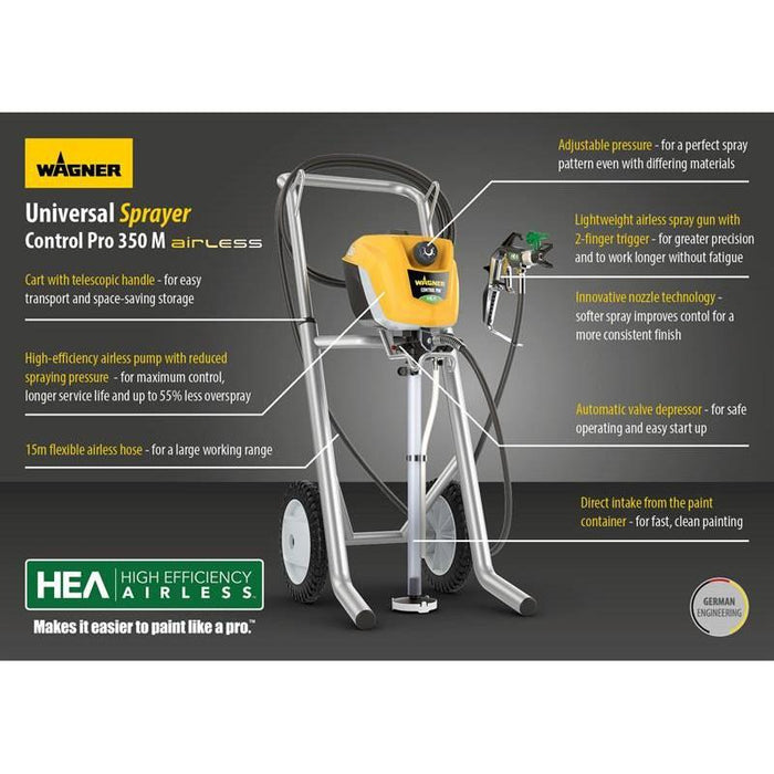 Wagner Control Pro 350 M Airless Sprayer 600W 240V Wagner - Town Tools