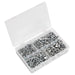 Sealey Steel Nut Assortment 1/4"-1/2"UNC 320pc AB030SN Sealey - Town Tools 