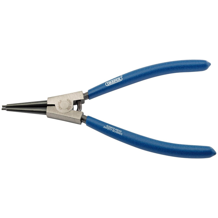 Draper Straight Tip External Circlip Pliers, 210mm 56423 Draper - Town Tools 