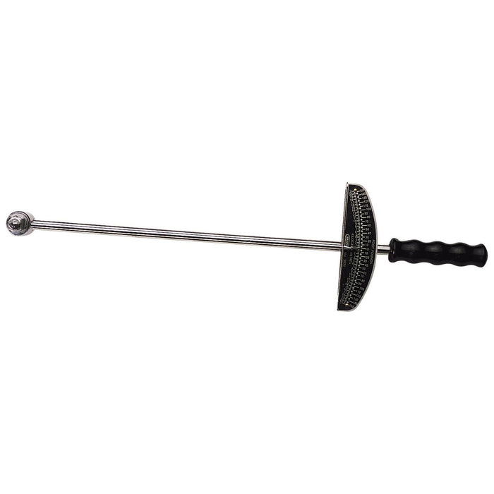 Draper Beam Style Torque Wrench, 1/2" Sq. Dr., 460mm, 0 - 21kg-m/0 - 150lb-ft Draper - Town Tools 