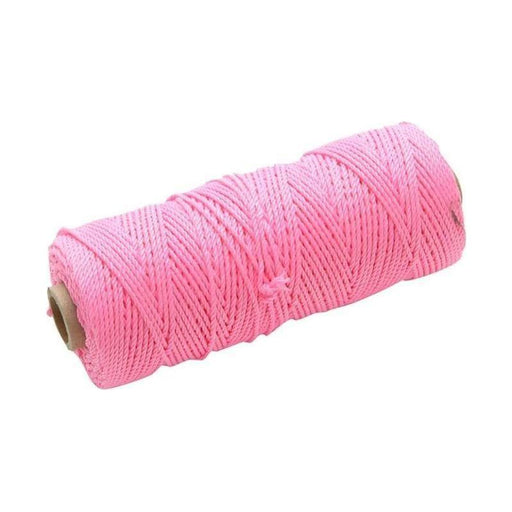 Faithfull Hi-Vis Nylon Brick Line 100m (330ft) Pink Faithfull - Town Tools