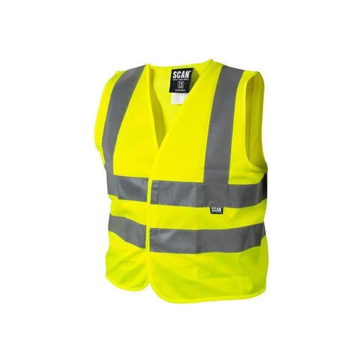 Scan Hi-Vis Waistcoat Yellow - Child 7-9 Scan - Town Tools