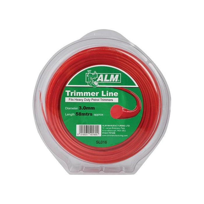 Alm Manufacturing SL016 Heavy-Duty Petrol Trimmer Line 3mm x 58m ALM Manufacturing - Town Tools