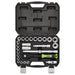 Draper Draper HI-TORQ Metric Socket Set, 1/2" Sq. Dr. (27 Piece) Draper - Town Tools