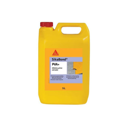 Everbuild Sika Sikabond PVA+ 5 litre Everbuild Sika - Town Tools