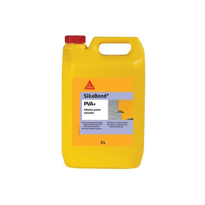Everbuild Sika Sikabond PVA+ 5 litre Everbuild Sika - Town Tools